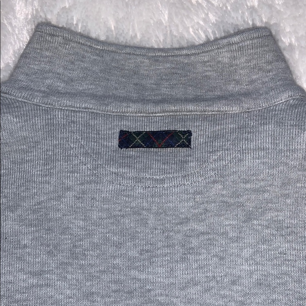 Pendleton Heather Gray Quarter Zip Pullover Sz Xl - image 6